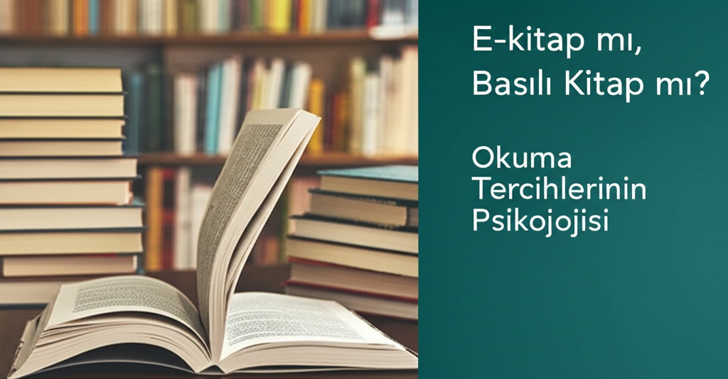 E-kitap mı, Basılı Kitap mı? Okuma Tercihlerinin Psikolojisi