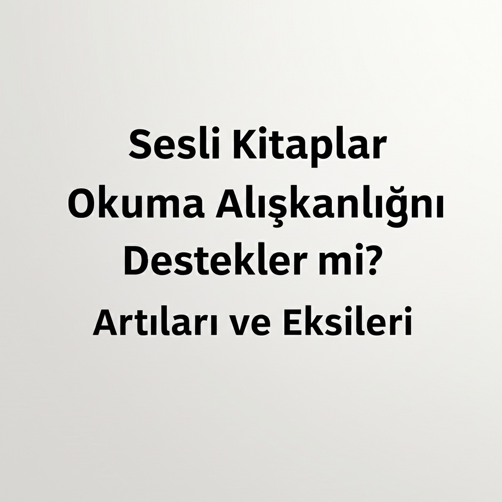 Sesli Kitaplar Okuma Alışkanlığını Destekler mi? Artıları ve Eksileri